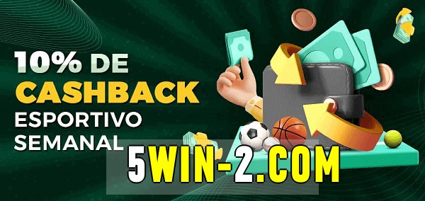 10% de bônus de cashback na 5win 